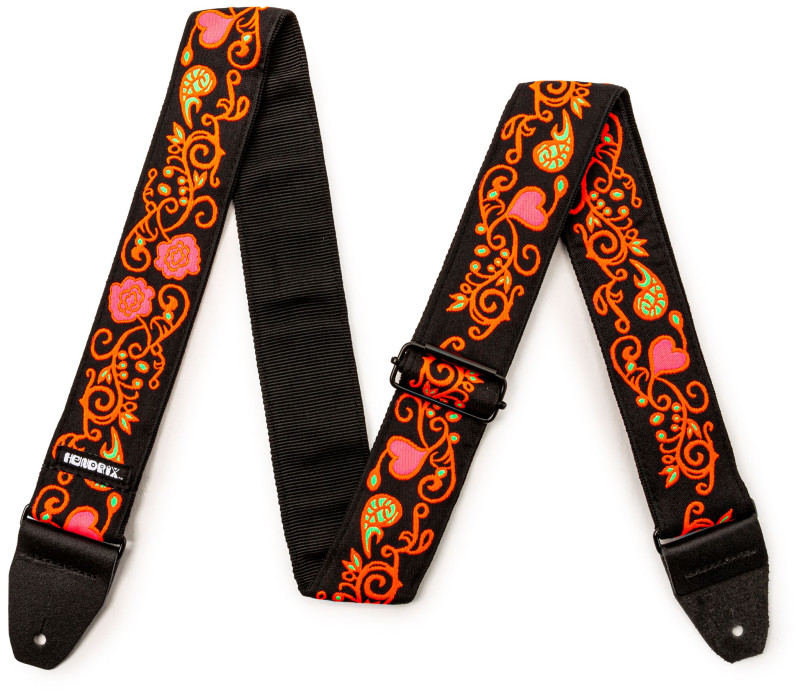 Hlavní obrázek Nylonové/textilní DUNLOP Jimi Hendrix Blacklight Monterey Orange Strap