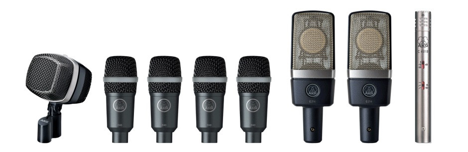 Hlavní obrázek Mikrofony pro bicí AKG DRUM SET PREMIUM