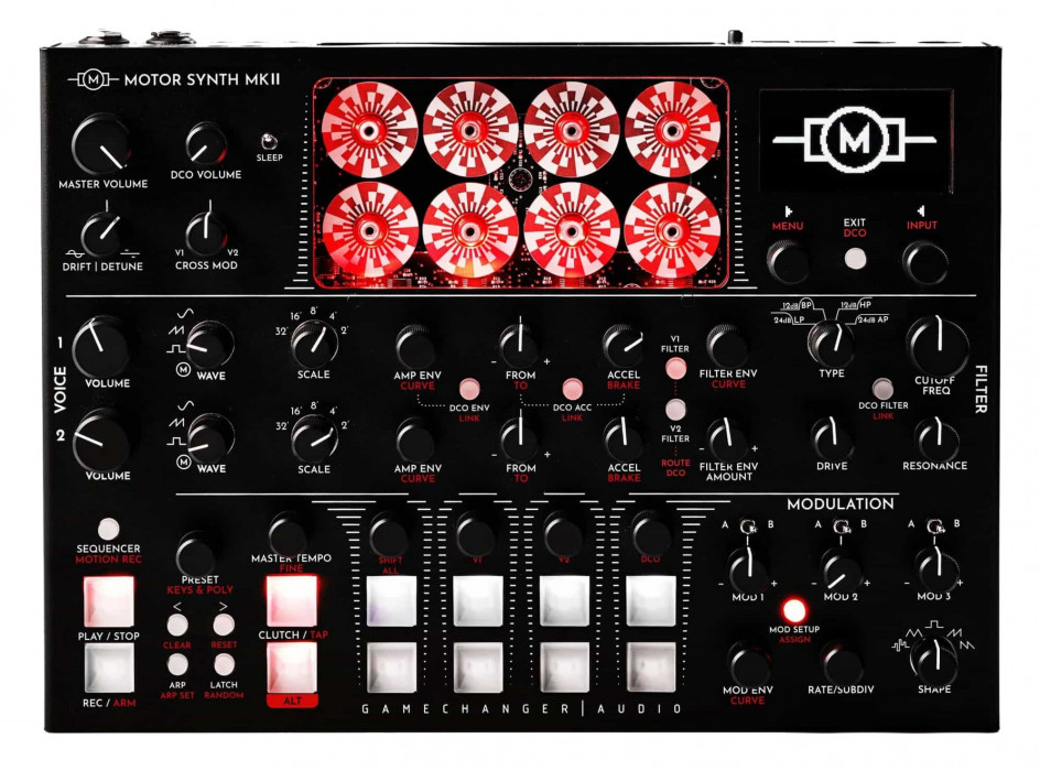 Hlavní obrázek Syntezátory, varhany, virtuální nástroje GAMECHANGER AUDIO MOTOR Synth MKII