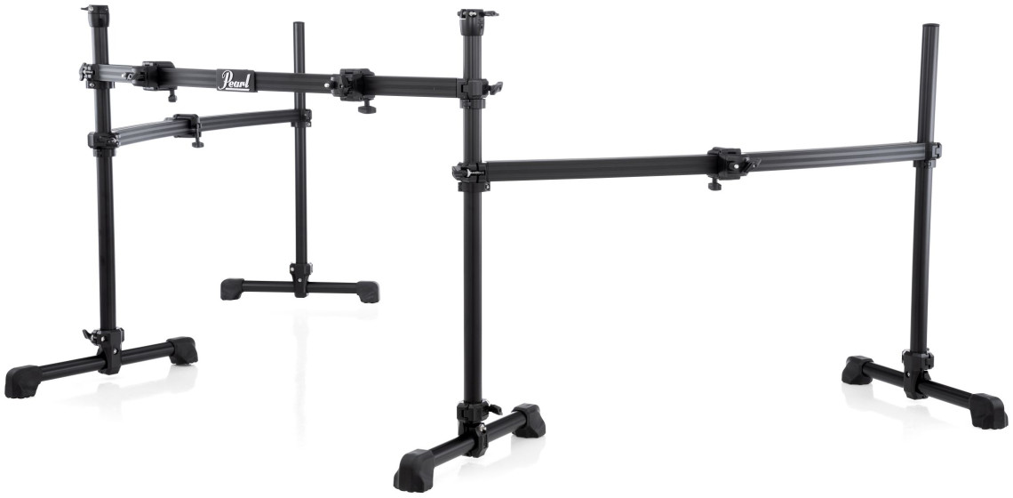 Hlavní obrázek Rampy PEARL DR-513C/B ICON Three-Sided Drum Rack - Curved - Black