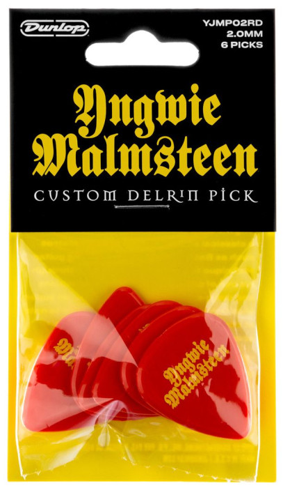 Hlavní obrázek Tvrdost do 2.0 DUNLOP Yngwie Malmsteen Custom Delrin Pick 2.0 mm 24 ks