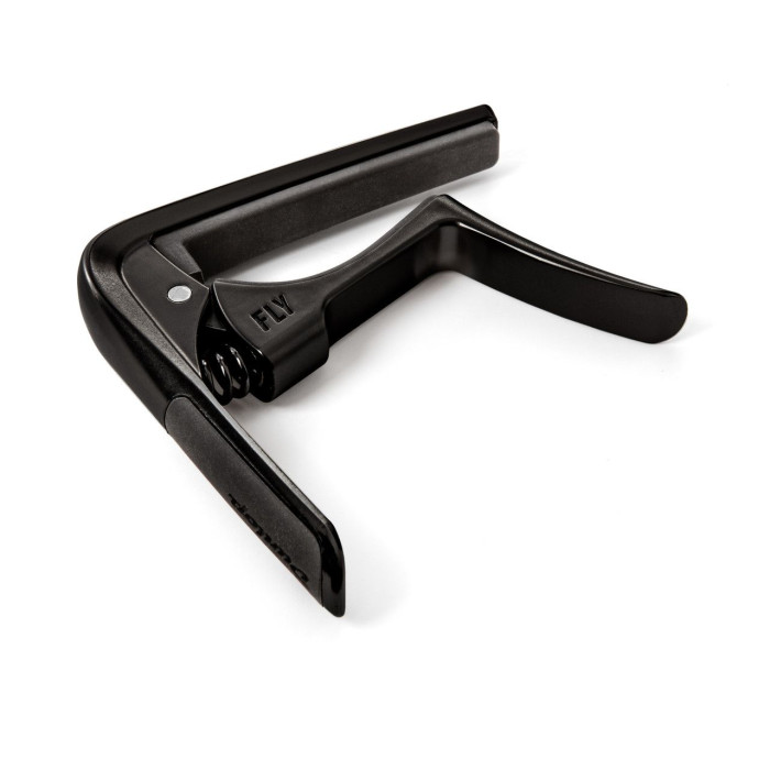Hlavní obrázek Kapodastry pro akustické a elektrické kytary DUNLOP 63CBKC Trigger Fly Capo Celtic Knot Edition Curved - Black