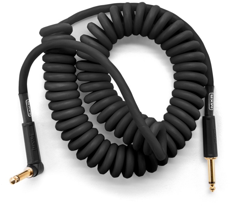 Hlavní obrázek 5-8m DUNLOP MXR 15 FT Coil Cable Black Right/Right