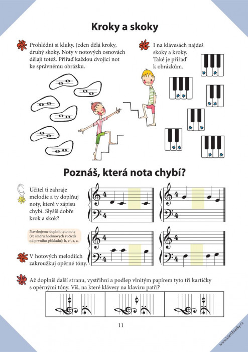 Hlavní obrázek Zpěvníky a učebnice PUBLIKACE Klavihrátky - s tužkou a gumou u klavíru - Oplištilová Iva, Hančilová Zuzana