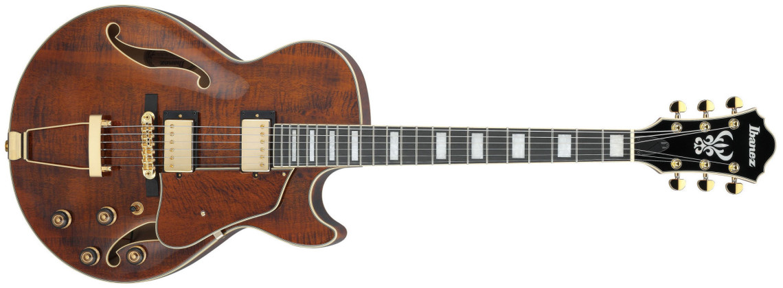 Hlavní obrázek Semiakustické a jazzové IBANEZ AG95MG-DA - Dark Amber