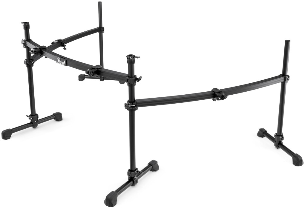 Hlavní obrázek Rampy PEARL DR-513C/B ICON Three-Sided Drum Rack - Curved - Black