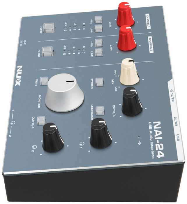 Hlavní obrázek USB zvukové karty NUX NAI-24 USB Audio Interface