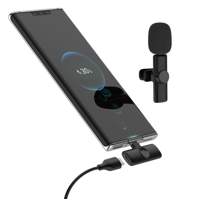 Hlavní obrázek S klopovým mikrofonem (lavalier) SOUNDEUS WIRLAVMIC-C Wireless Lavalier Microphone