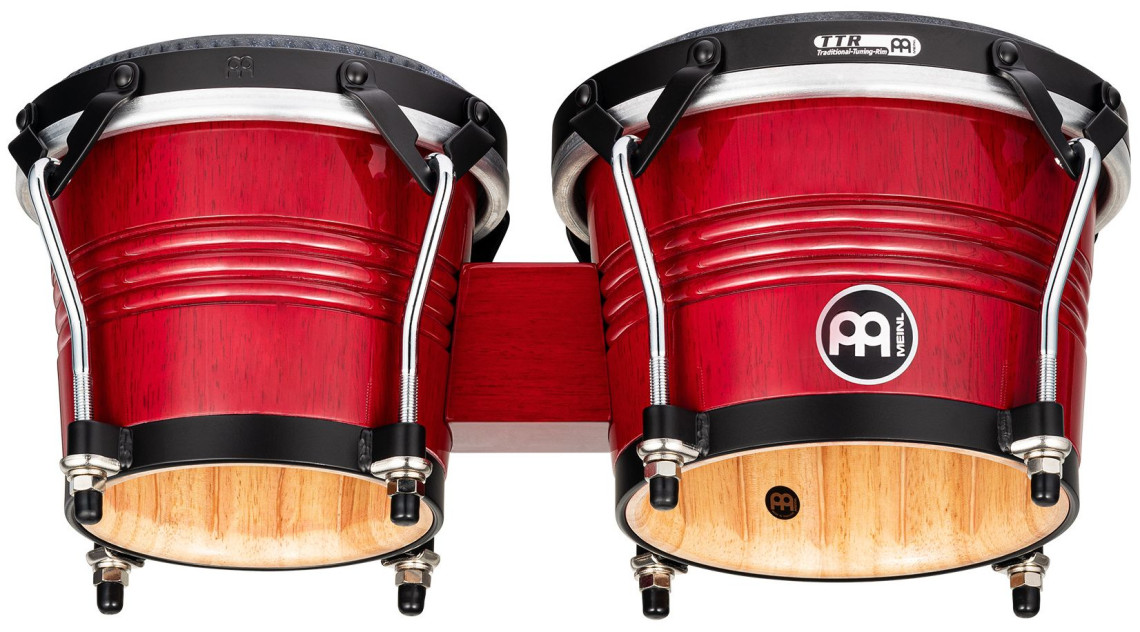 Hlavní obrázek Bonga MEINL WBTR300WR Marathon Traditional Bongo 6 3/4” Macho & 8” Hembra -  Wine Red
