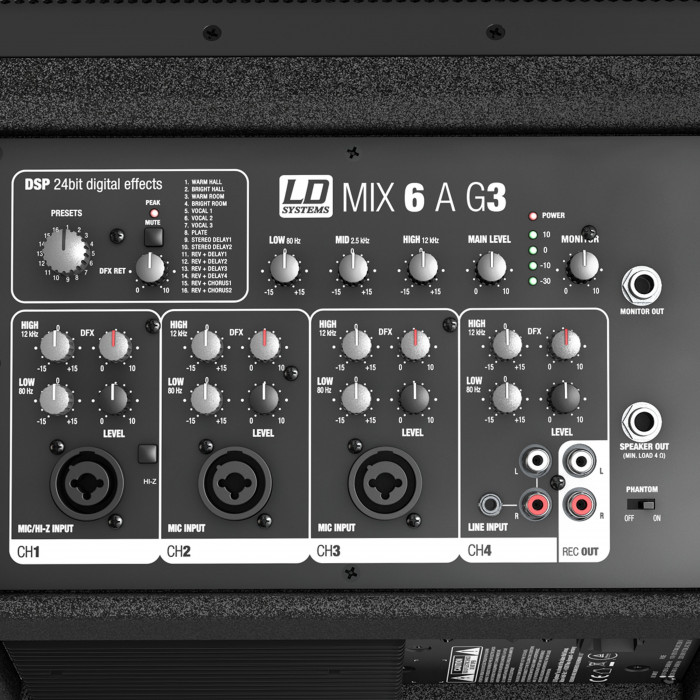 Hlavní obrázek Aktivní reproboxy LD SYSTEMS MIX 6 A G3