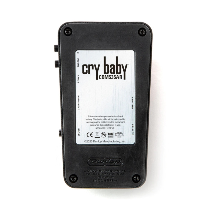 Hlavní obrázek Wah-wah DUNLOP CBM535AR - CRYBABY Q MINI 535Q AUTO-RETURN WAH