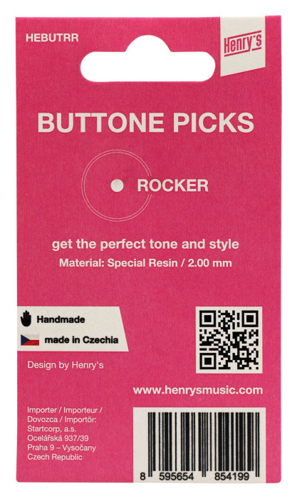 Hlavní obrázek Ostatní HENRY’S Buttone Rocker - Pink