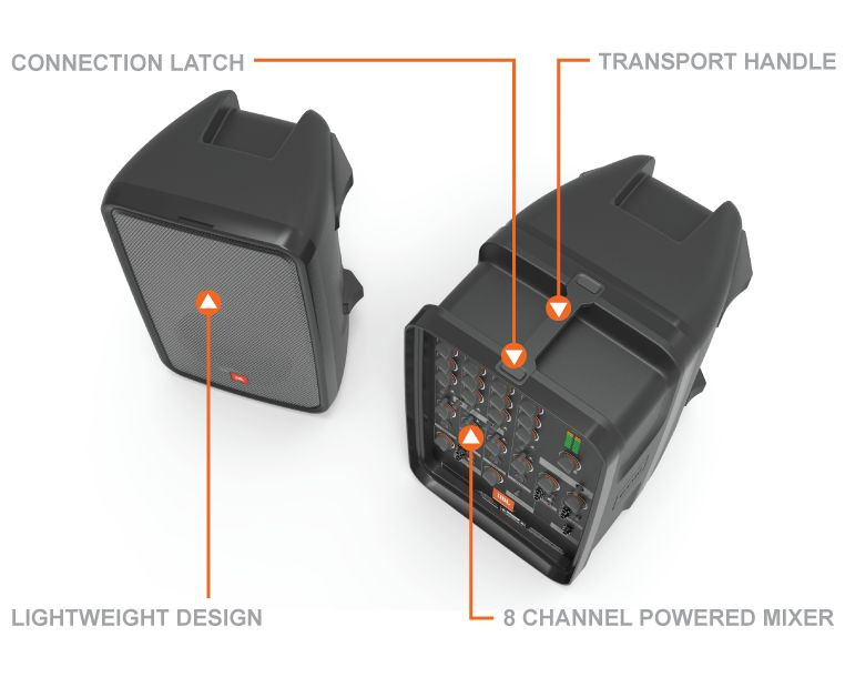 Hlavní obrázek Sety reproboxů JBL EON208P
