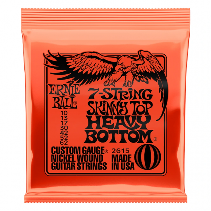 Hlavní obrázek Pro 7-8strunné kytary ERNIE BALL 2615 Skinny Top Heavy Bottom Slinky 7-String Nickel Wound Electric Guitar Strings