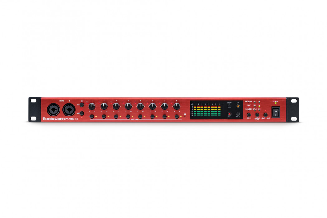 Hlavní obrázek AD/DA převodníky FOCUSRITE CLARETT+ OCTOPRE