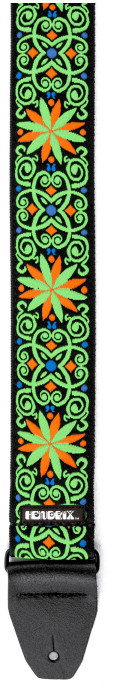 Hlavní obrázek Nylonové/textilní DUNLOP Jimi Hendrix Blacklight Fillmore Green Strap