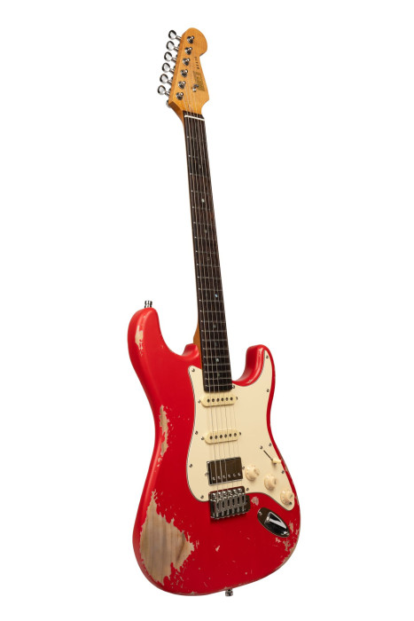 Hlavní obrázek Elektrické kytary HENRY’S Snake ST-1 Cobra - Red Aged B-Stock