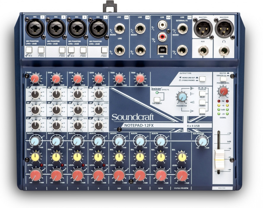 Hlavní obrázek Mixážní pulty s efektem SOUNDCRAFT Notepad-12FX