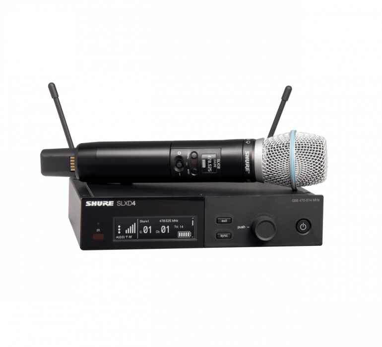 Hlavní obrázek S ručním mikrofonem SHURE SLXD24E/B87A-S50