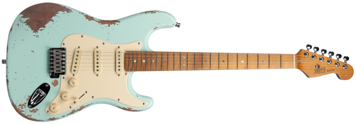 Hlavní obrázek Elektrické kytary HENRY’S Destiny ST-2 Fatal - Surf Green Aged