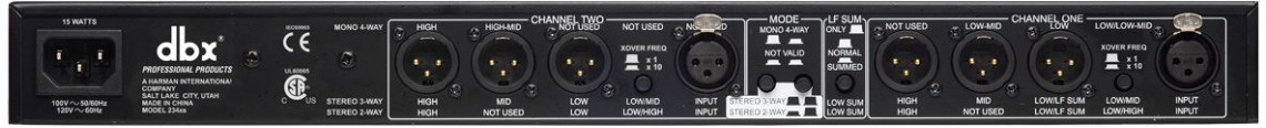Hlavní obrázek Speaker management a crossovery DBX 234XS