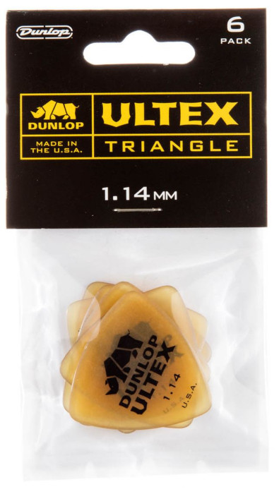 Hlavní obrázek Tvrdost do 2.0 DUNLOP Ultex Triangle Pick 1.14mm