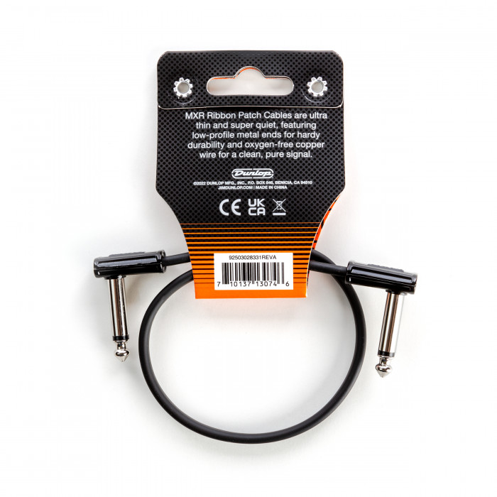 Hlavní obrázek do 1 m DUNLOP MXR RIBBON PATCH CABLE 0,3m, propojovací kabel