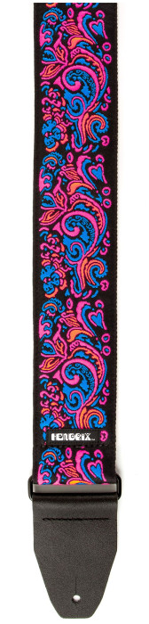 Hlavní obrázek Nylonové/textilní DUNLOP Jimi Hendrix Blacklight Love Drops Pink Strap