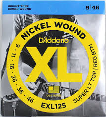 Hlavní obrázek Tvrdost .009 D'ADDARIO EXL125 Super Light Top/ Regular Bottom - .009 - .046