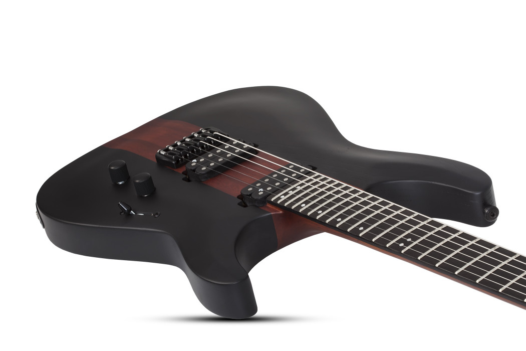 Hlavní obrázek Elektrické kytary SCHECTER C-1 Rob Scallon - Satin Dark Roast