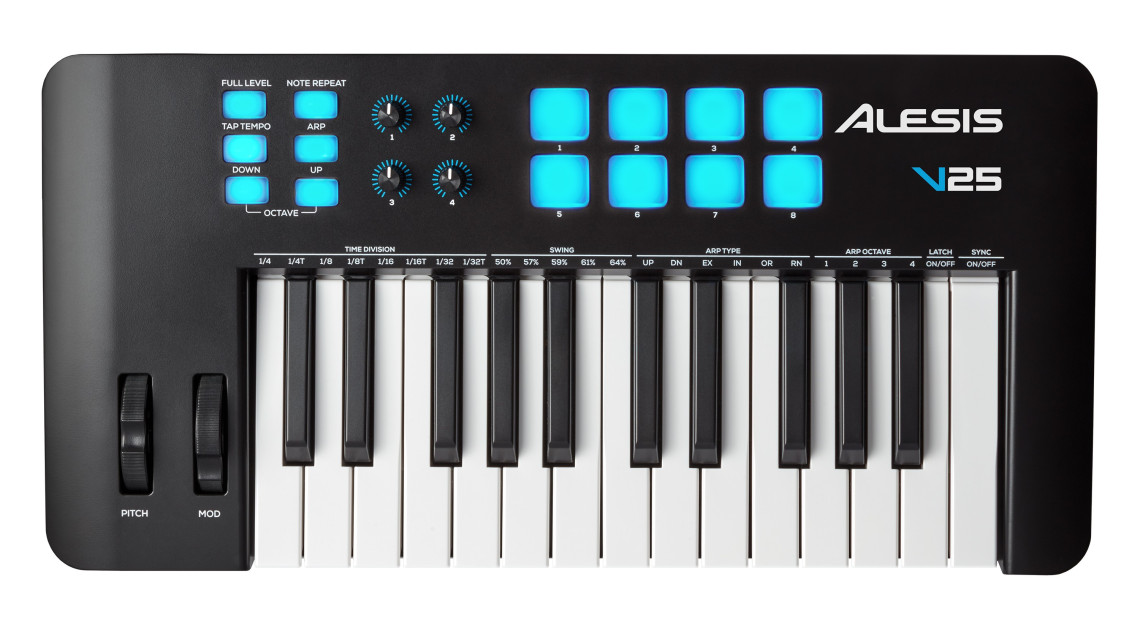 Hlavní obrázek MIDI keyboardy ALESIS V25 MKII