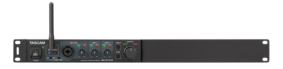 Hlavní obrázek Dvoukanálové zesilovače TASCAM MA-BT240
