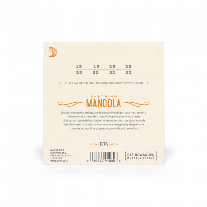 Hlavní obrázek Pro mandolíny D'ADDARIO EJ76