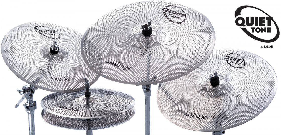 Hlavní obrázek Tréninkové pady SABIAN QTPC504 Quiet Tone Practice Cymbal Set