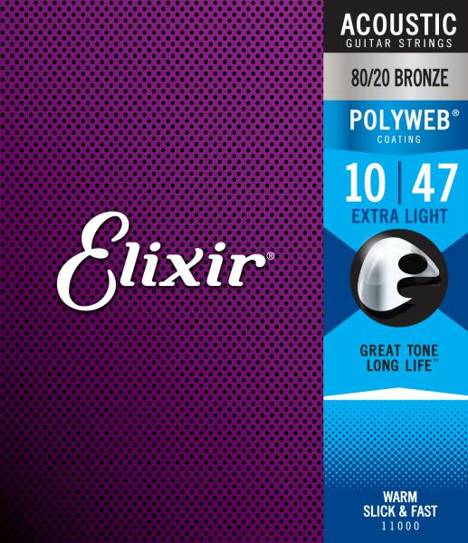 Hlavní obrázek Tvrdost .010 ELIXIR 11000 Extra Light .10 - .47
