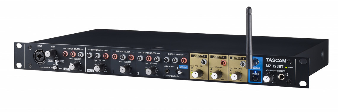 Hlavní obrázek Mixážní pulty bez efektu TASCAM MZ-123BT