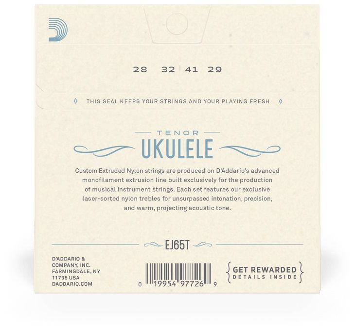 Hlavní obrázek Tenorové D'ADDARIO EJ65T