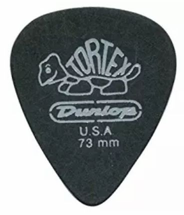 Hlavní obrázek Tvrdost  0.73 DUNLOP Tortex Pitch Black 488P.73