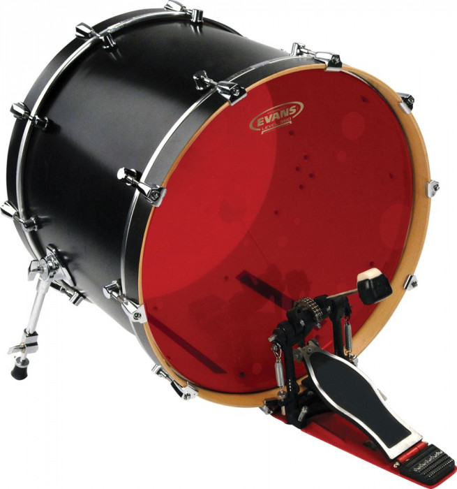 Hlavní obrázek 22" EVANS BD22HR Hydraulic Red 22” Clear