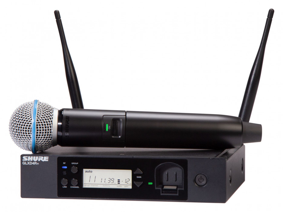 Hlavní obrázek S ručním mikrofonem SHURE GLXD24R+/B58