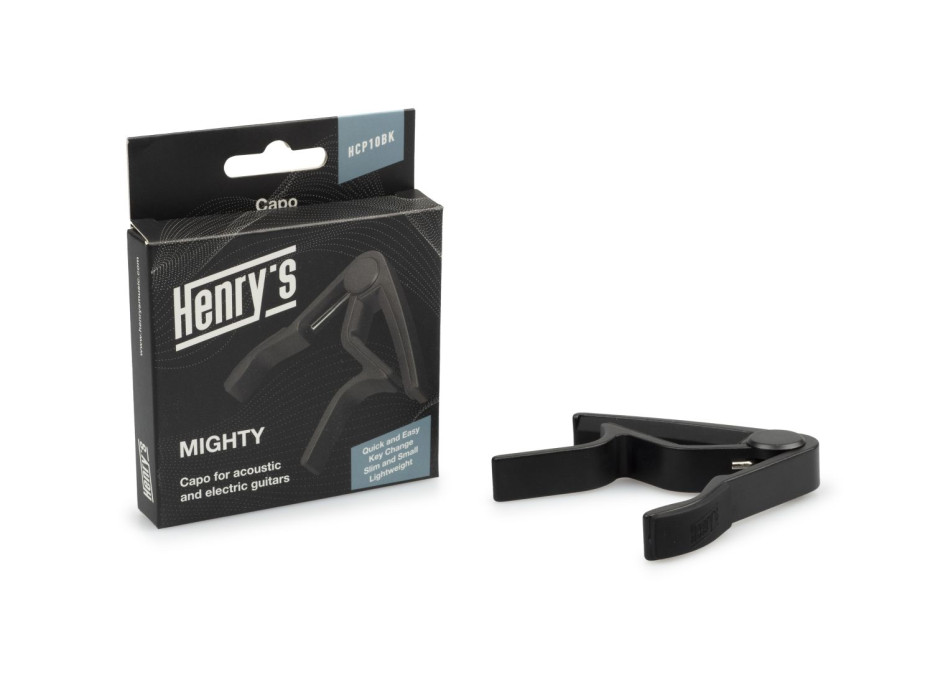 Hlavní obrázek Kapodastry pro akustické a elektrické kytary HENRY’S Mighty HCP10 - Black