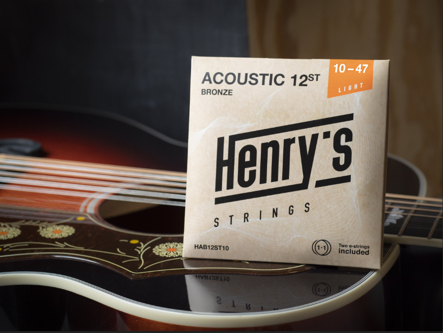 Hlavní obrázek Pro dvanáctistrunnou kytaru HENRY’S HAB12ST10 Acoustic Bronze - 010“ - 047“