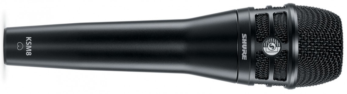Hlavní obrázek Dynamické pódiové vokální mikrofony SHURE KSM8 Black