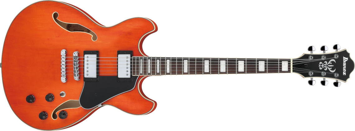 Hlavní obrázek Semiakustické a jazzové IBANEZ AS73-TTF - Transparent Tangerine Flat
