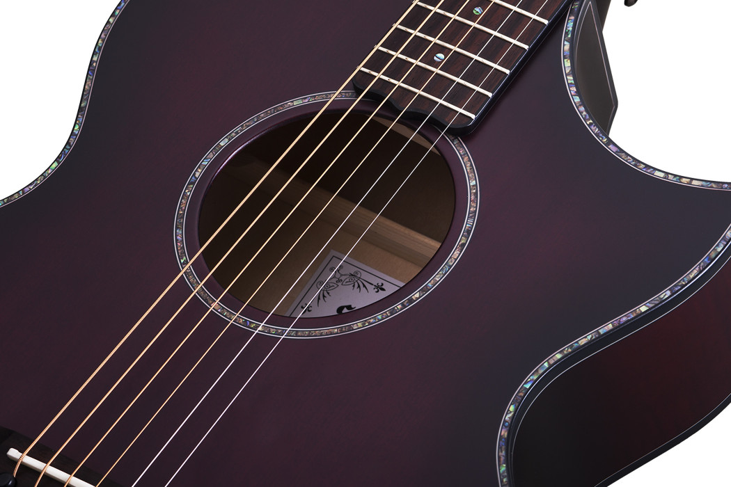 Hlavní obrázek Další tvary SCHECTER Orleans Stage Acoustic Vampyre Red Burst Satin
