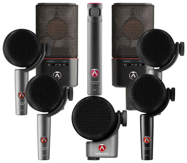Hlavní obrázek Mikrofony pro bicí AUSTRIAN AUDIO DMK1 Drum Microphone Kit