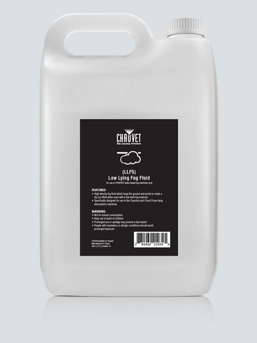 Hlavní obrázek Náplně do výrobníků mlhy a hazerů CHAUVET DJ LLF5 Low Lying Fog Fluid