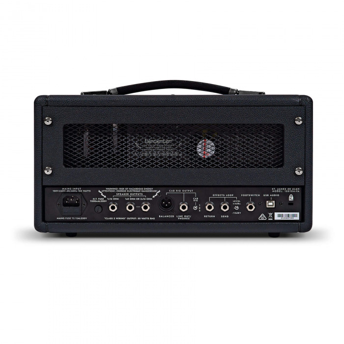 Hlavní obrázek Lampové zesilovače BLACKSTAR St. James 50 6L6 Head - Black