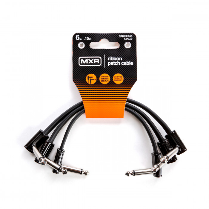 Hlavní obrázek do 1 m DUNLOP MXR RIBBON PATCH CABLE 0,15m - 3 PACK, propojovací kabel