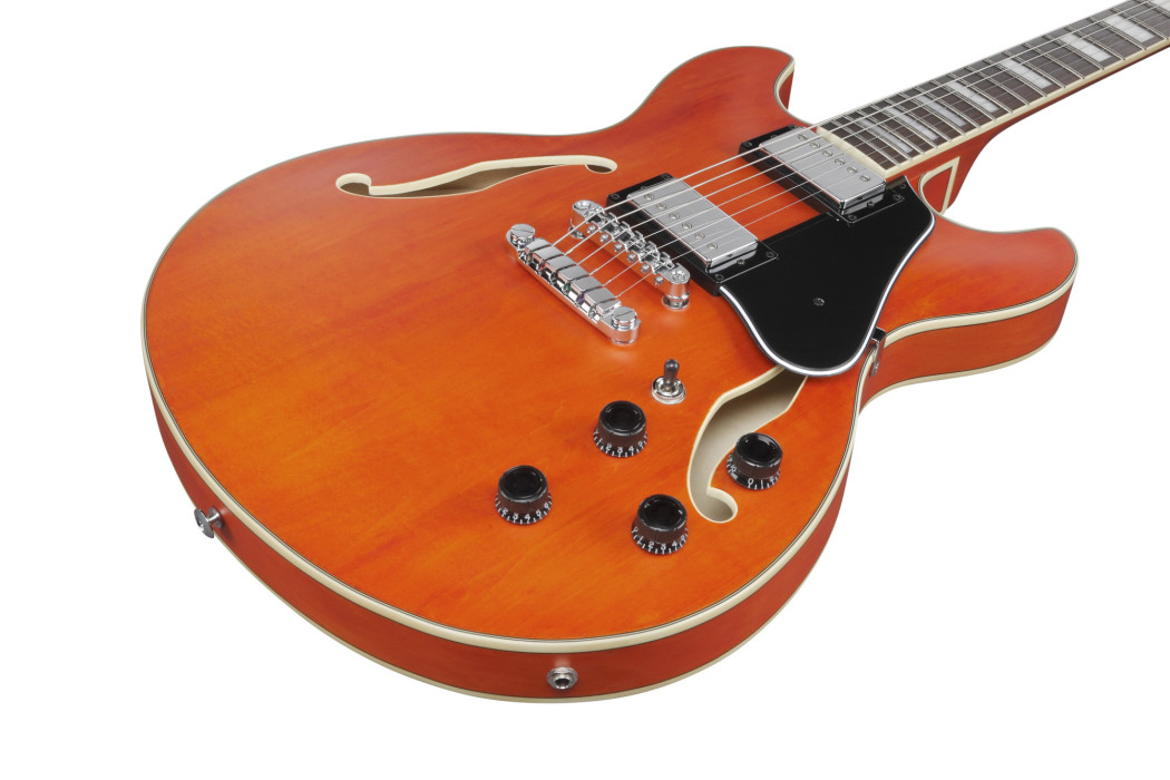 Hlavní obrázek Semiakustické a jazzové IBANEZ AS73-TTF - Transparent Tangerine Flat